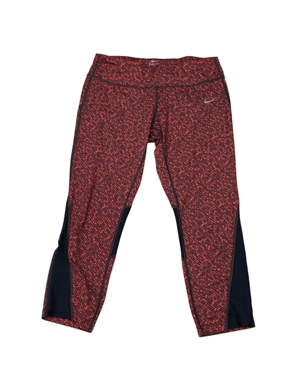 Nike Meteor Printed Capris Tights Women's Size Large Running Crop Pants Training